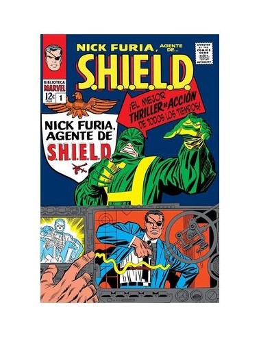 9788411508513,PANINI,BIBLIOTECA MARVEL 35. NICK FURIA, AGENTE DE SHIELD 1, Marvel, VARIOS AUTORES