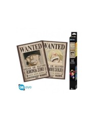 ONE PIECE - Set 2 Posters Chibi 52x38 - Wanted Zoro & Sanji 3665361110132 ONE PIECE - Set 2 Posters Chibi 52x38 - Wanted Zoro & Sanji 3665361110132