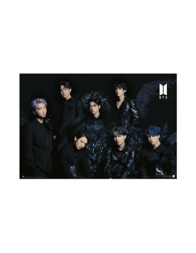POSTER BTS BLACK WINGS  8435497287146 POSTER BTS BLACK WINGS  8435497287146