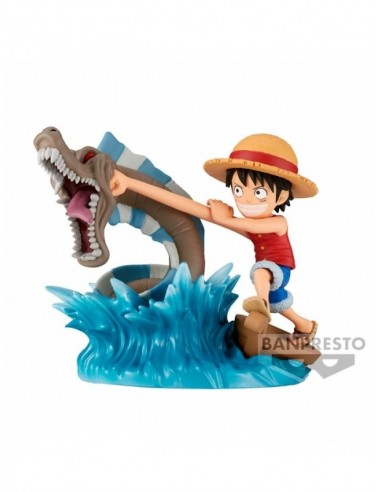 Figura ONE PIECE WORLD COLLECTABLE LOG STORIES MONKEY LUFFY VS Local Sea Monster  4983164884067