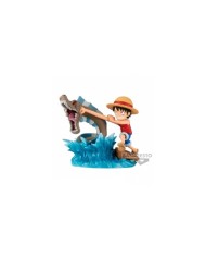 Figura ONE PIECE WORLD COLLECTABLE LOG STORIES MONKEY LUFFY VS Local Sea Monster  4983164884067