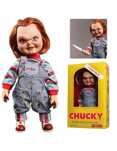 TALKING SNEERING CHUCKY FIG. 38 CM CHILD'S PLAY MDS MEGA SCALE MUÑECO DIABOLICO CHUCKY 0696198780024