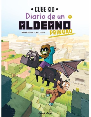 9788408282426 ,PLANETA COMIC,MINECRAFT DIARIO DE UN ALDEANO PRINGAO COMIC 7, , CUBE KID