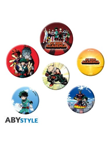 PACK DE CHAPAS MY HERO ACADEMIA 5028486398935 PACK DE CHAPAS MY HERO ACADEMIA 5028486398935