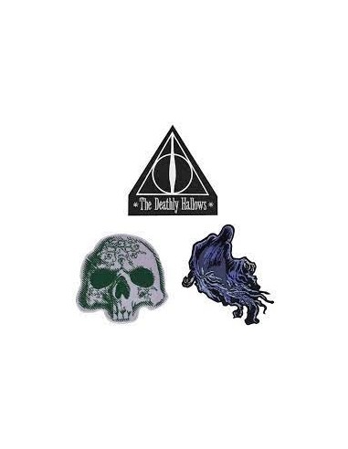 Set 3 parches Deathly Hallows Harry Potter  4895205600300