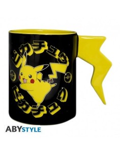 POKEMON - TAZA 3D CON ASA - Pikachu lightening bolt   3665361116295