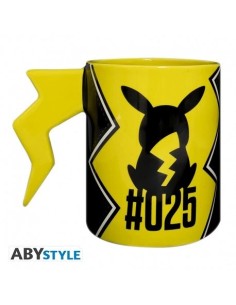 POKEMON - TAZA 3D CON ASA - Pikachu lightening bolt   3665361116295
