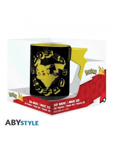 POKEMON - TAZA 3D CON ASA - Pikachu lightening bolt   3665361116295 POKEMON - TAZA 3D CON ASA - Pikachu lightening bolt   3665361116295