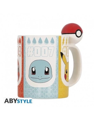 POKEMON - TAZA CON ASA 3D - Pokéball 3665361124214 POKEMON - TAZA CON ASA 3D - Pokéball 3665361124214