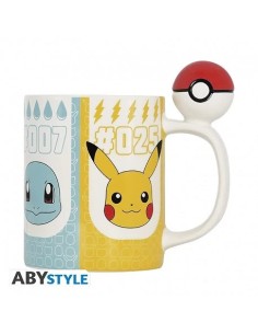 POKEMON - TAZA CON ASA 3D - Pokéball 3665361124214 POKEMON - TAZA CON ASA 3D - Pokéball 3665361124214