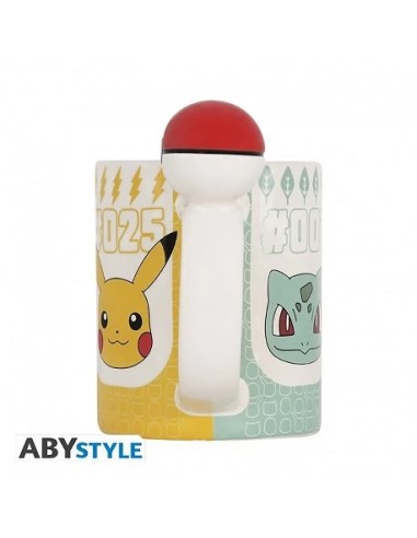 POKEMON - TAZA CON ASA 3D - Pokéball 3665361124214 POKEMON - TAZA CON ASA 3D - Pokéball 3665361124214