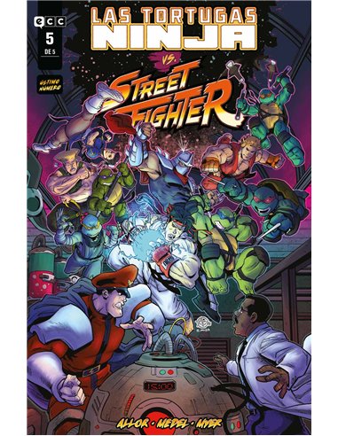Las Tortugas Ninja vs Street Fighter núm. 5 de 5,9788410108691,Paul Allor/ Ariel Medel                ,ECC