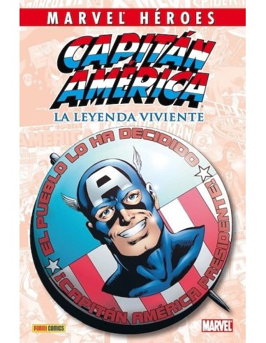 SEGUNDA MANO Marvel Héroes 3. Capitán América: La leyenda viviente ...