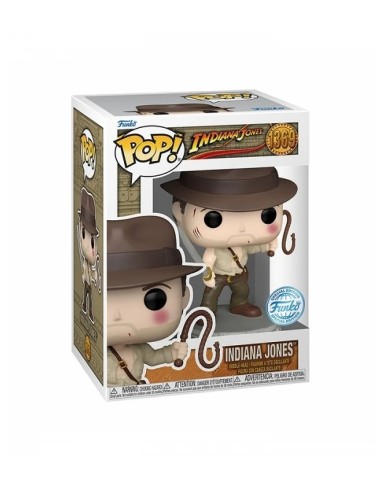 Funko Pop! Vinyl Indiana Jones W/Whip (Exc) - Indiana Jones 889698718639 Funko Pop! Vinyl Indiana Jones W/Whip (Exc) - Indiana Jones 889698718639