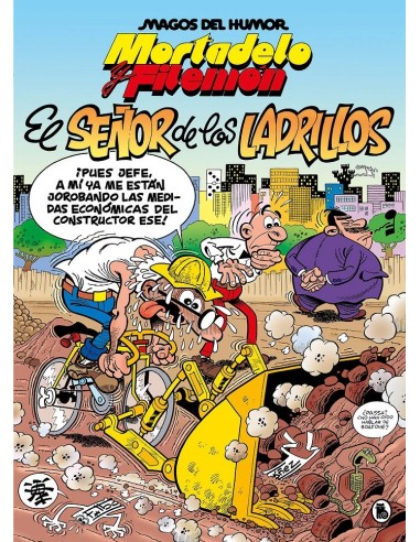 MORTADELO Y FILEMON EL SEÑOR DE LOS LADRILLOS MAGOS DEL HUMOR  9788402429544 MORTADELO Y FILEMON EL SEÑOR DE LOS LADRILLOS MAGOS DEL HUMOR  9788402429544