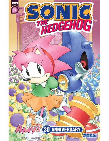 Sonic the Hedgehog: Amy Especial 30 aniversario,9788410134867,Ian Flynn, Aaron Hammerstrom,ECC