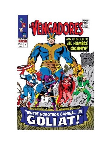 BIBLIOTECA MARVEL 51 LOS VENGADORES 05,9788410511873,VARIOS AUTORES,PANINI BIBLIOTECA MARVEL 51 LOS VENGADORES 05,9788410511873,VARIOS AUTORES,PANINI