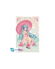 HATSUNE MIKU - Poster Maxi 91.5x61 - Sakura Kimono  3665361142072