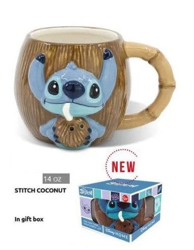 TAZA CERAMICA 3D 420 ML EN CAJA REGALO STITCH COCONUT 8412497787593 TAZA CERAMICA 3D 420 ML EN CAJA REGALO STITCH COCONUT 8412497787593