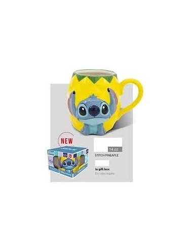 TAZA CERAMICA 3D EN CAJA DE REGALO STITCH PINEAPPLE 8412497787609 TAZA CERAMICA 3D EN CAJA DE REGALO STITCH PINEAPPLE 8412497787609