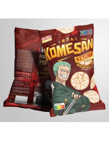NARUTO CHIPS DE ARROZ CON SABOR A KETCHUP KOMESAN  3770027194743 NARUTO CHIPS DE ARROZ CON SABOR A KETCHUP KOMESAN  3770027194743