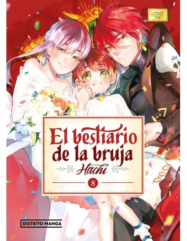 HACHI,DISTRITO MANGA,,9788419412942,EL BESTIARIO DE LA BRUJA 8