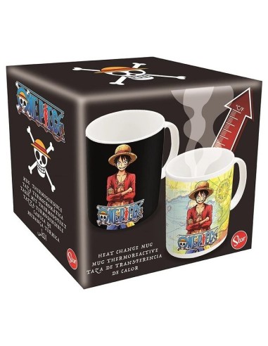 ONE PIECE TAZA TERMICA LUFFY MAPA  8412497787432 ONE PIECE TAZA TERMICA LUFFY MAPA  8412497787432