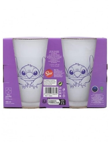 DISNEY SET 2 VASOS DE CRISTAL STITCH YOUNG ADULT MERCHANDISING16,95... DISNEY SET 2 VASOS DE CRISTAL STITCH YOUNG ADULT MERCHANDISING16,95...