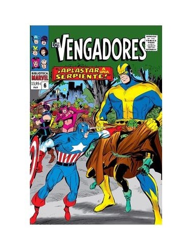 VARIOS AUTORES,PANINI,MARVEL,9788410513464,BIBLIOTECA MARVEL 59 LOS VENGADORES 06 VARIOS AUTORES,PANINI,MARVEL,9788410513464,BIBLIOTECA MARVEL 59 LOS VENGADORES 06