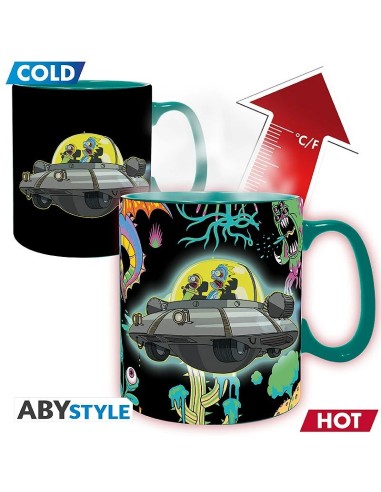 RICK AND MORTY - TAZA TERMINCA - 460 ml - Spaceship -  3665361016038 RICK AND MORTY - TAZA TERMINCA - 460 ml - Spaceship -  3665361016038