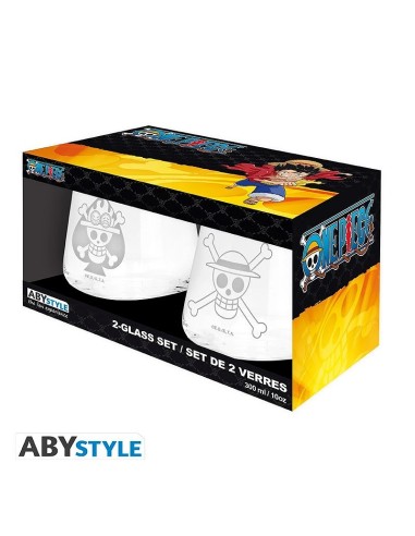 ONE PIECE - Set de 2 vasos - Luffy & Ace  3665361140580 ONE PIECE - Set de 2 vasos - Luffy & Ace  3665361140580