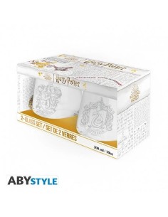 HARRY POTTER- Set de 2 vasos - ESCUDOS  3665361140658