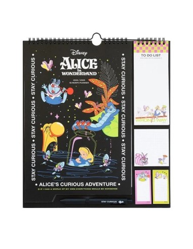 PLANNER 2024/2025 DISNEY ALICIA EN EL PAIS DE LAS MARAVILLAS  8435747801122
