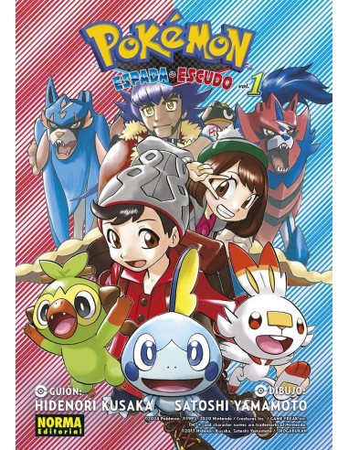 HIDENORI KUSAKA/SATOSHI YAMAMOTO,NORMA,,9788467967401 ,POKEMON ESPADA Y ESCUDO 1 HIDENORI KUSAKA/SATOSHI YAMAMOTO,NORMA,,9788467967401 ,POKEMON ESPADA Y ESCUDO 1