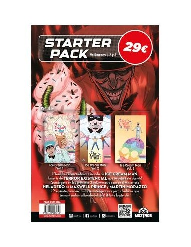 W. MAXWELL PRINCE,MOZTROS,,9788419903853,ICE CREAM MAN STARTER PACK