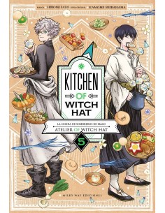 HIROMI SATO/SHIRAHAMA KAMOME,MILKY WAY,,9788410223684 ,KITCHEN OF WITCH HAT 5 HIROMI SATO/SHIRAHAMA KAMOME,MILKY WAY,,9788410223684 ,KITCHEN OF WITCH HAT 5