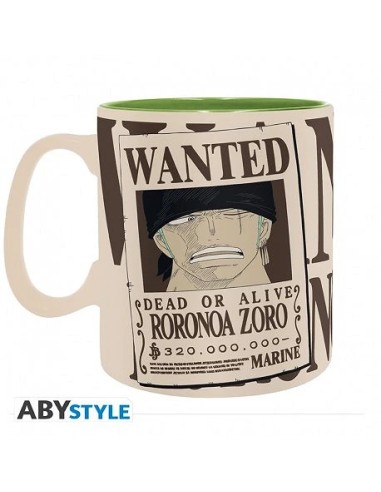ONE PIECE - Taza - 460 ml - Zoro & Wanted 3665361139850 ONE PIECE - Taza - 460 ml - Zoro & Wanted 3665361139850
