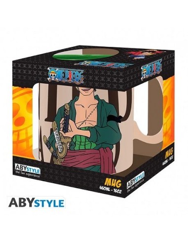 ONE PIECE - Taza - 460 ml - Zoro & Wanted 3665361139850 ONE PIECE - Taza - 460 ml - Zoro & Wanted 3665361139850