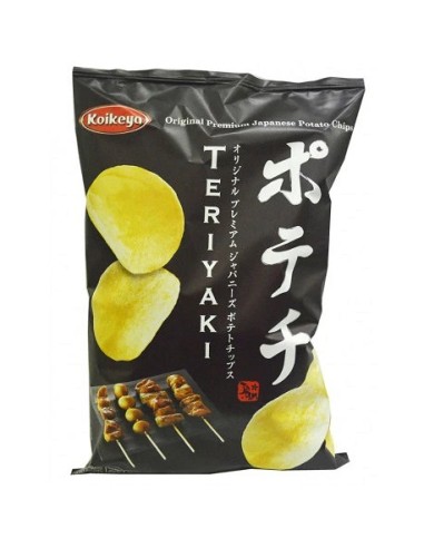 Patatas fritas Koikeya Teriyaki Nori 100 gr  4901335006087 Patatas fritas Koikeya Teriyaki Nori 100 gr  4901335006087