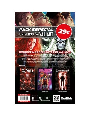 CULLEN BUNN,MOZTROS,,9788410463004,UNIVERSO VALIANT (PACK ESPECIAL)