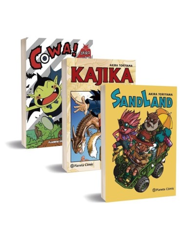 TORIYAMA   AKIRA,PLANETA COMIC,,9788411407557 ,PACK SANDLAND Y KAJIKA Y COWA TORIYAMA   AKIRA,PLANETA COMIC,,9788411407557 ,PACK SANDLAND Y KAJIKA Y COWA