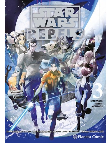 AA   VV  ,PLANETA COMIC,,9788411613118 ,STAR WARS REBELS 3 MANGA