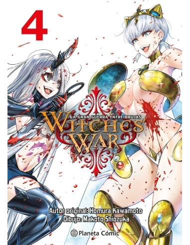 KAWAMOTO   HOMURA/SHIOZUKA   MAKOTO,PLANETA COMIC,,9788411612586 ,WITCHES WAR LA GRAN GUERRA ENTRE BRUJAS 4