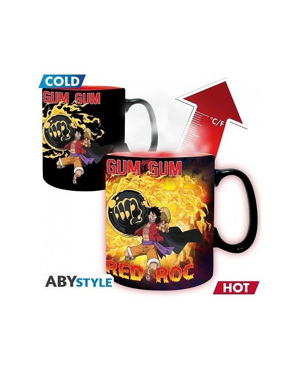 ONE PIECE - TAZA TÉRMICA - 460 ml -  Luffy vs Kaidou   3665361134077