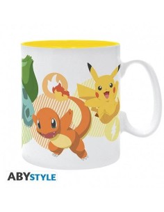 POKEMON- Taza - 460 ml - Pikachu y starters 3665361153566 AbysseCor...