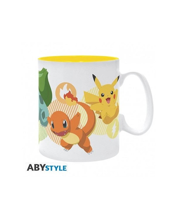 POKEMON- Taza - 460 ml - Pikachu y starters 3665361153566 AbysseCor...