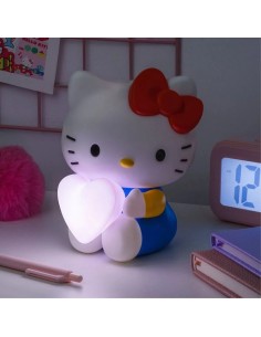 Lámpara 3D Hello Kitty con corazón 16 cm 5056577740080 Lámpara 3D Hello Kitty con corazón 16 cm 5056577740080