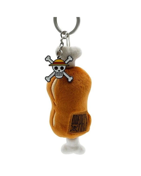 LLAVERO DE PELUCHE CARNE CON HUESO ONE PIECE  3665361131229