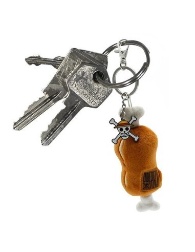 LLAVERO DE PELUCHE CARNE CON HUESO ONE PIECE  3665361131229 LLAVERO DE PELUCHE CARNE CON HUESO ONE PIECE  3665361131229