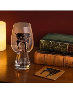 SET COPA DECORATIVA Y POSAVASOS HARRY POTTER LEAKY CAULDRON 5056577716955